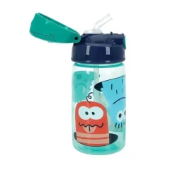 Nuby Water Bottle|Dishes, Utensils & Food Containers*- Flip-It Active In Staw Bottle, Colors May Vary | 1-pack