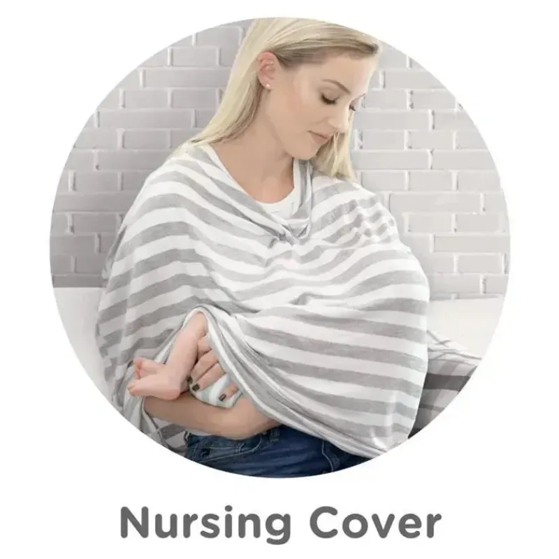 Nuby Nursing Covers, Scarves, & Wedges*- 5-In-1 Nursing Cover, Chevron Print