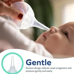 Nuby Oral & Nasal Care*- Large Bulb Nasal Aspirator With Hygienic Case