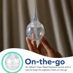 Nuby Oral & Nasal Care*- Large Bulb Nasal Aspirator With Hygienic Case