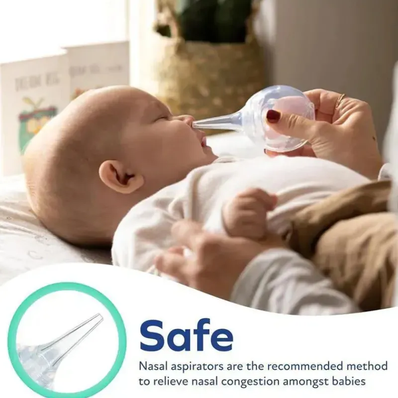 Nuby Oral & Nasal Care*- Large Bulb Nasal Aspirator With Hygienic Case