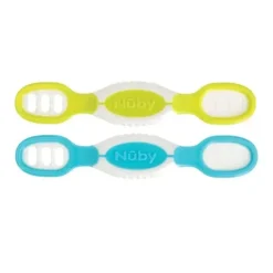 Nuby Utensils & Accessories|Dishes, Utensils & Food Containers*- Dip & Scoop Spoons, 2 Pack, Neutral