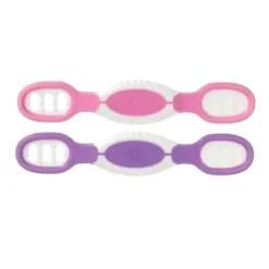 Nuby Utensils & Accessories|Dishes, Utensils & Food Containers*- Dip & Scoop Spoons, 2 Pack, Girl