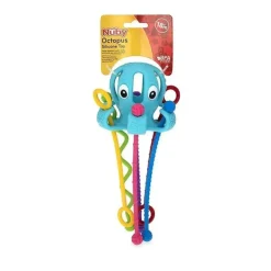 Nuby Bath Toys*- Octopus 100% Silicone Pull String Interactive Toy