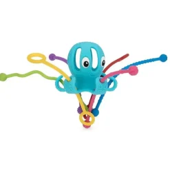Nuby Bath Toys*- Octopus 100% Silicone Pull String Interactive Toy