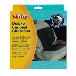 Nuby Seat Protectors*- On The Go Kids Car Seat Protection Undermat In Black
