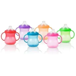 Nuby Straw, Sippy & Training Cups|Dishes, Utensils & Food Containers*- 10Oz 2 Handle No Spill Cup, Assorted Colors
