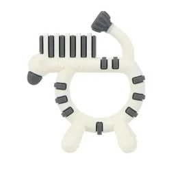 Nuby Rattles & Teethers*- 1-pack Geo Zoos, Assorted | Elephant, Giraffe, Octopus And Zebra