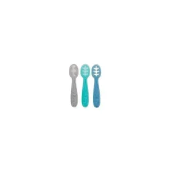 Nuby Cool Baby Products|Gifts Up To $25*- 3Pk 3 Stage Silicone Dipping Spoons
