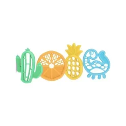 Nuby Rattles & Teethers|Toys For 0-12 Months*- 1Pk All Silicone Teethers, Mixed Case
