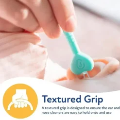 Nuby Oral & Nasal Care*- 2Pk Baby Ear And Nose Cleaner With Case