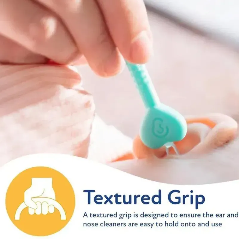 Nuby Oral & Nasal Care*- 2Pk Baby Ear And Nose Cleaner With Case