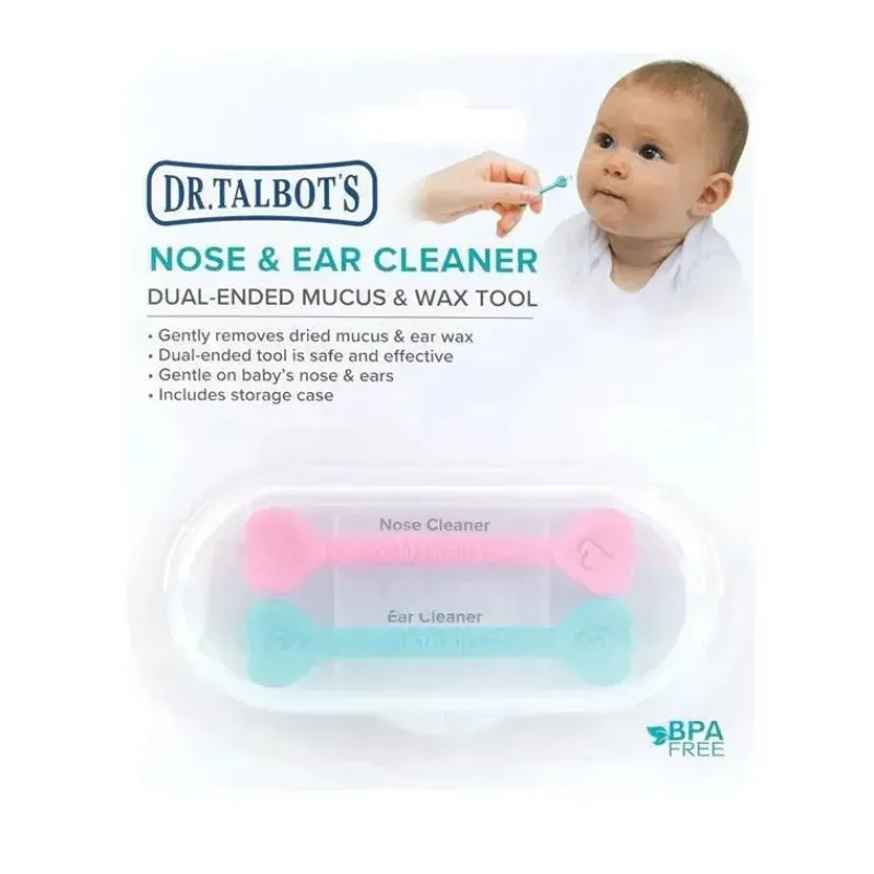 Nuby Oral & Nasal Care*- 2Pk Baby Ear And Nose Cleaner With Case