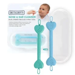 Nuby Cleaning*- 2Pk Ear And Nose Cleaner With Case, Boy
