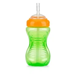 Nuby Water Bottle|Dishes, Utensils & Food Containers*- 1Pk 10Oz Ns Flexi Straw Cup, Assorted Colors