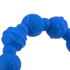 Nuby Rattles & Teethers|Toys For 0-12 Months*- 2Pk Silicone Ring Teether, Assorted Colors