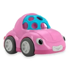 Nuby Rattles & Teethers*- Rattle Pals, Pink Car