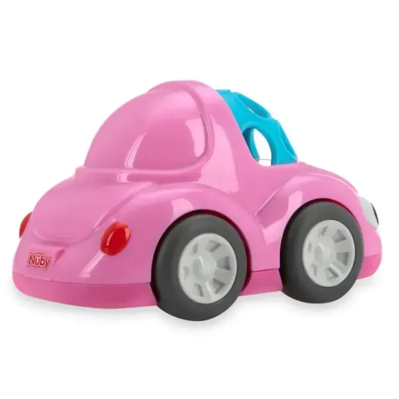Nuby Rattles & Teethers*- Rattle Pals, Pink Car