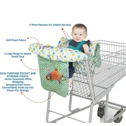 Nuby High Chair Accessories|High Chair*- Shopping Cart N/ Hi Chair Cover
