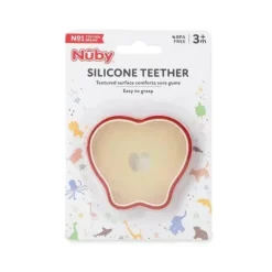 Nuby Toys For 0-12 Months|Gift For Baby*- Silicone Fruit Teether