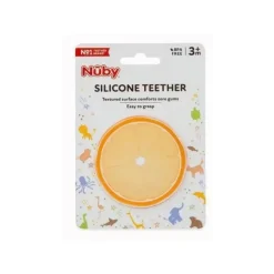Nuby Toys For 0-12 Months|Gift For Baby*- Silicone Fruit Teether