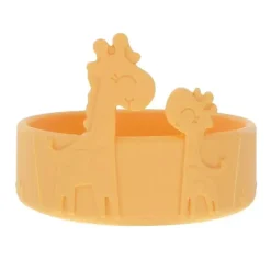 Nuby Suction Plates & Bowls|Dishes, Utensils & Food Containers*- Silicone Giraffe Baby Feeding Bowl - Yellow