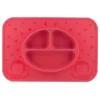 Nuby Plates & Bowls|Dishes, Utensils & Food Containers*- Silicone Sectioned Feeding Placema, Assorted Colors