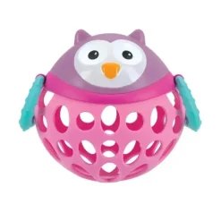 Nuby Rattles & Teethers*- Silly Shakers Animal Rattle Toy, Owl
