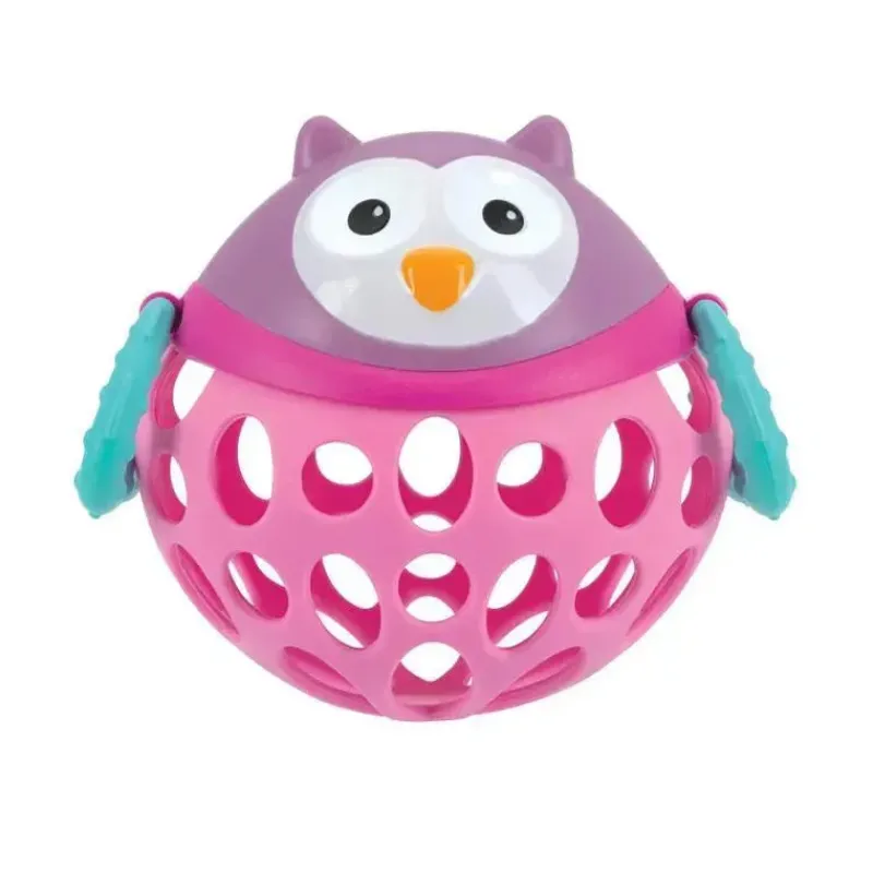 Nuby Rattles & Teethers*- Silly Shakers Animal Rattle Toy, Owl