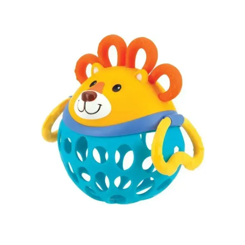 Nuby Rattles & Teethers*- Silly Shakers Animal Rattle Toy, Lion