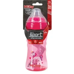 Nuby Water Bottle|Dishes, Utensils & Food Containers*- Sip-It Sport Soft Spout Sport Bottle, Unicorn