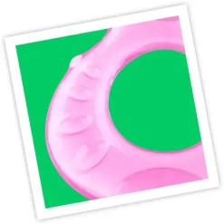 Nuby Toys For 0-12 Months|Gift For Baby*- Step 1 Soft Silicone Teether, Pink