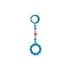 Nuby Toys For 0-12 Months|Gift For Baby*- Tag A Long Teether Blue