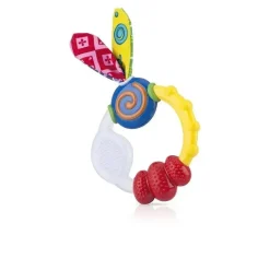 Nuby Rattles & Teethers|Toys For 0-12 Months*- Teether Combo Set, 1 Wacky Teether And 2 Chewbies