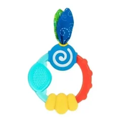 Nuby Rattles & Teethers|Toys For 0-12 Months*- Teether Combo Set, 1 Wacky Teether And 2 Chewbies