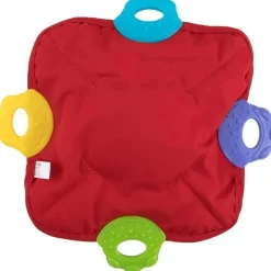 Nuby Rattles & Teethers*- Teething Blanket With Silicone Lion and Bear Head