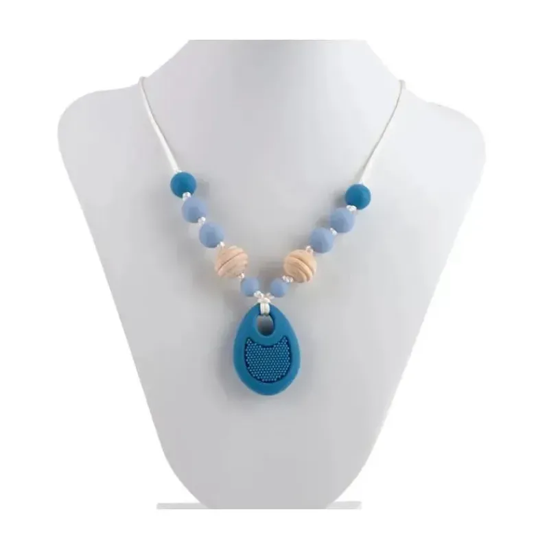 Nuby Rattles & Teethers*- Teething Trends Silicone Pendant Necklace