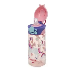 Nuby Straw, Sippy & Training Cups|Dishes, Utensils & Food Containers*- Thirsty Kids Flip It Bolt, Unicorn