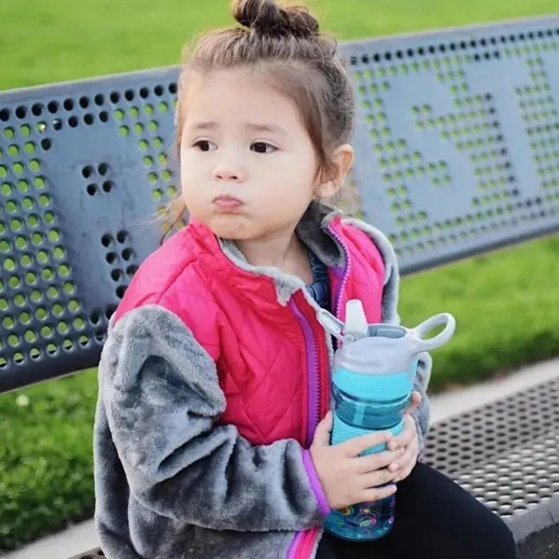 Nuby Straw, Sippy & Training Cups|Dishes, Utensils & Food Containers*- Thirsty Kids Flip It Reflex, Aqua