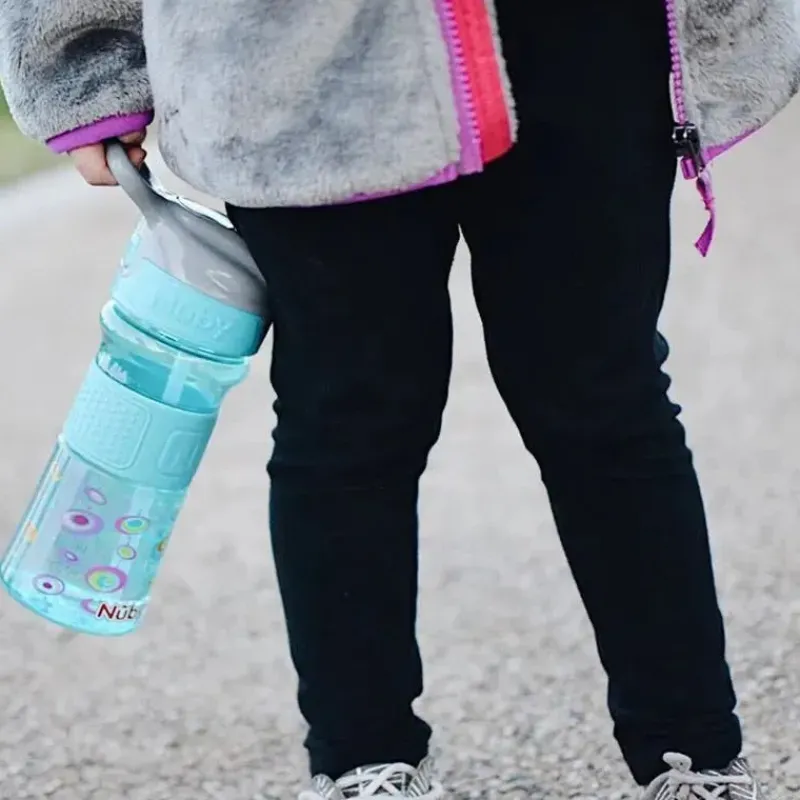 Nuby Straw, Sippy & Training Cups|Dishes, Utensils & Food Containers*- Thirsty Kids Flip It Reflex, Aqua