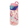 Nuby Straw, Sippy & Training Cups|Dishes, Utensils & Food Containers*- Thirsty Kids 15Oz Flip-It Bolt Unicorns Pink