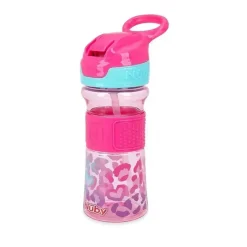 Nuby Straw, Sippy & Training Cups|Dishes, Utensils & Food Containers*- Thirsty Kids 12Oz Flip-It Reflex Push Button Soft Spout Cup, Pink