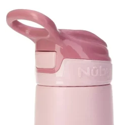 Nuby Insulated Cups|Dishes, Utensils & Food Containers*- Thristy Kids 10 Oz Stainless Steel Flip-It Reflex Cup, Pink