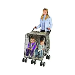 Nuby Weather Shields & Nets*- Weather Shield Fits Most Side By Side Stroller