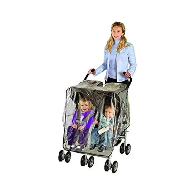 Nuby Weather Shields & Nets*- Weather Shield Fits Most Side By Side Stroller