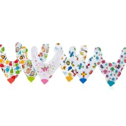 Nuby Toys For 0-12 Months|Gift For Baby*Bandana Bib with Teether, Colors May Vary