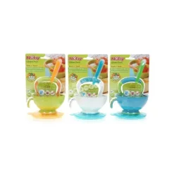 Nuby Plates & Bowls|Dishes, Utensils & Food Containers*Garden Fresh Masher and Bowl with Lid, Colors May Vary