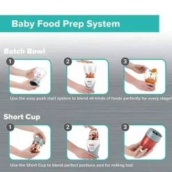 Nuby Processors, Blenders & Juicers*Garden Fresh Mighty Blender, Baby Food Maker - Cool Gray