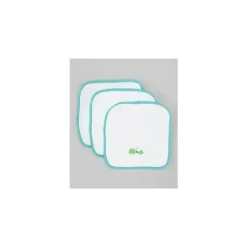 Nuby Baby Washcloths*Global Innovations Turtle White Cotton Washcloths For Baby