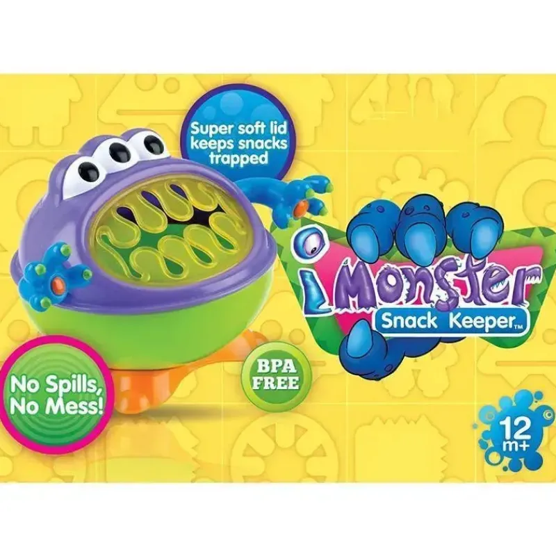Nuby Food Jars & Snack Cups|Dishes, Utensils & Food Containers*Imonster Snack Keeper, Multicolor